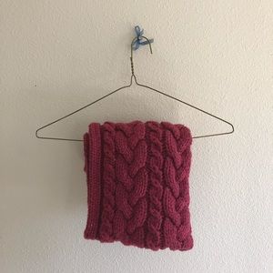 Cable Knit Circle Scarf